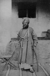 Portrait of a Man Taken during the Second Anglo-Afghan War, 1878-80